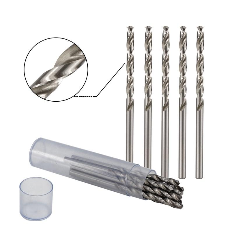 XCAN 10 buc 0.3-4.0mm Oțel Rapid Mini Set Burghie elicoidale Pentru unealtă rotativă Dremel Tăietor găuri lemn/metal Mini burghiu