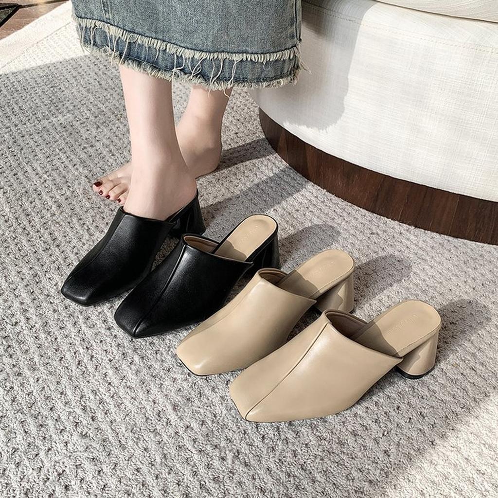 Women's Square Toe Mule