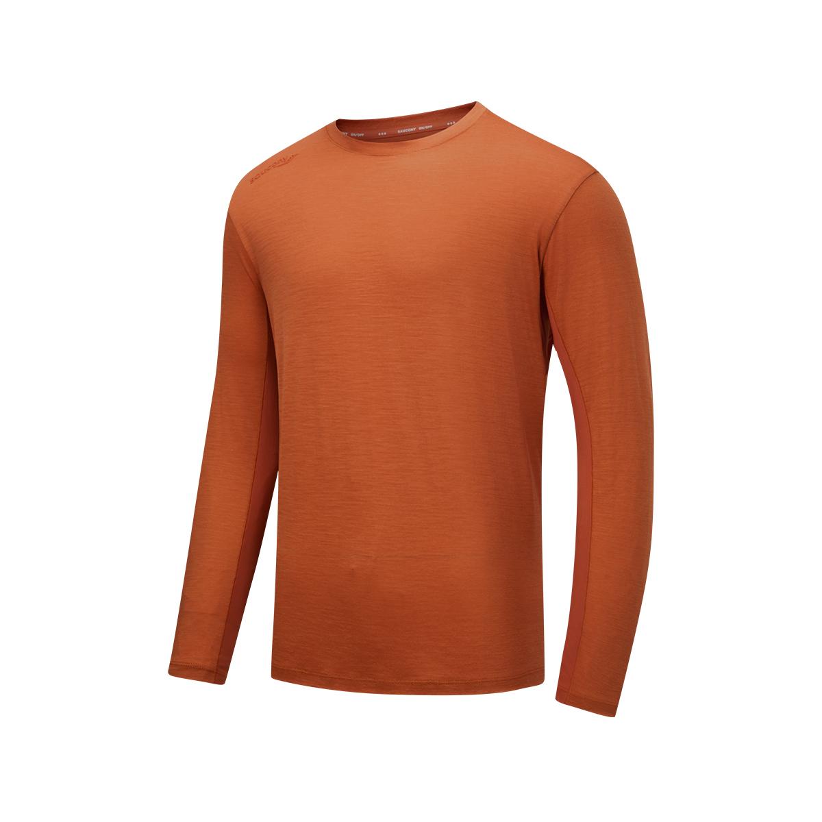 

Saucony Comfortable Fashionable Simple Long Sleeve T-Shirt Men Tops SA2250LT71C-OG023