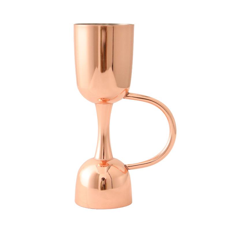 304 Stainless Steel Measuring Cup With Handle Steel Cocktail Jiggers Wine Dispenser Bartender Tools Bar Accessories