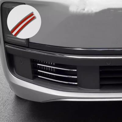 LiXiang L9 2023 2024 Aksesuar Paslanmaz Çelik Araba Ön Tampon Izgarası ayar kapağı Etiket Styling