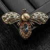 Broche de Abeja de Perlas de Lujo Europeo y Americano: Broche de Insecto Retro con Pedrería, Accesorio de Moda Exquisito y Versátil