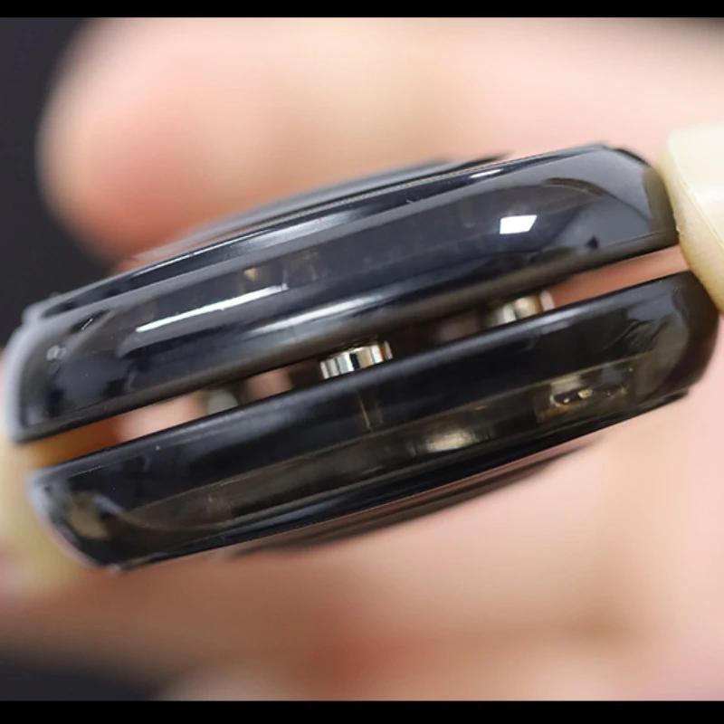 

Mini Fidget Mechanical Slider Magnetic Push Coin Pushing Plate Haptic Card Sensory Stress Reducing Toys Relieve Anxiety Adults