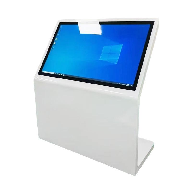 L-Shaped Interactive Touch Terminal Machine: Vertical & Horizontal Query Customizable