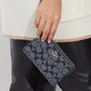 Coach Nolita 16 Classic Monogram Zip Closure Fabric Wristlet Clutch Small Women clutch Denim-Blue CH371-IMDEI