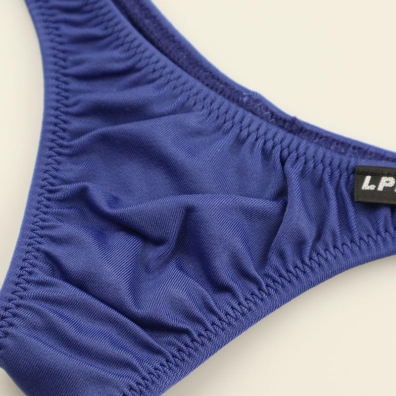 La Pomme Micro Mini Bikini Made of MFS White Men's Shorts, Fabric, Ultra-Small, Low-Rise T-Back Bikini,
