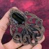 Pietersite Gemstone Pendant Copper Wire Wrapped Jewelry Elegant Octopus Pendant