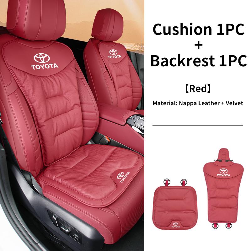 Für Toyota 2026 Heiße Radkappen Auto Leder Weiche Sitzbezüge Vorne Hinten Polster Schutzpolster Für Toyota Crown GR Corolla YARIS L Au