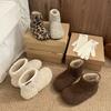 Women's thick-soled winter fur one lightweight warm anti-cold plus velvet fur snow boots non-slip wear casual sneakers cotton boots