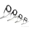 4pcs/set Fishing Tackle Stainless Steel Repair Kit Set Fishing Rod Guide Ring Tip Fishing Pole Circle Ring Eye Guide Wire Loop