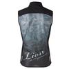 Lion de Capelmuur Cycling Vest, Stretch Wind Vest, Windproof and Water-Repellent, Black, Size L