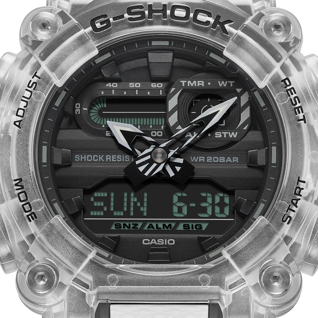 Sonic Skeleton Series White G-Shock Men's GA900SKL-7A Watch,