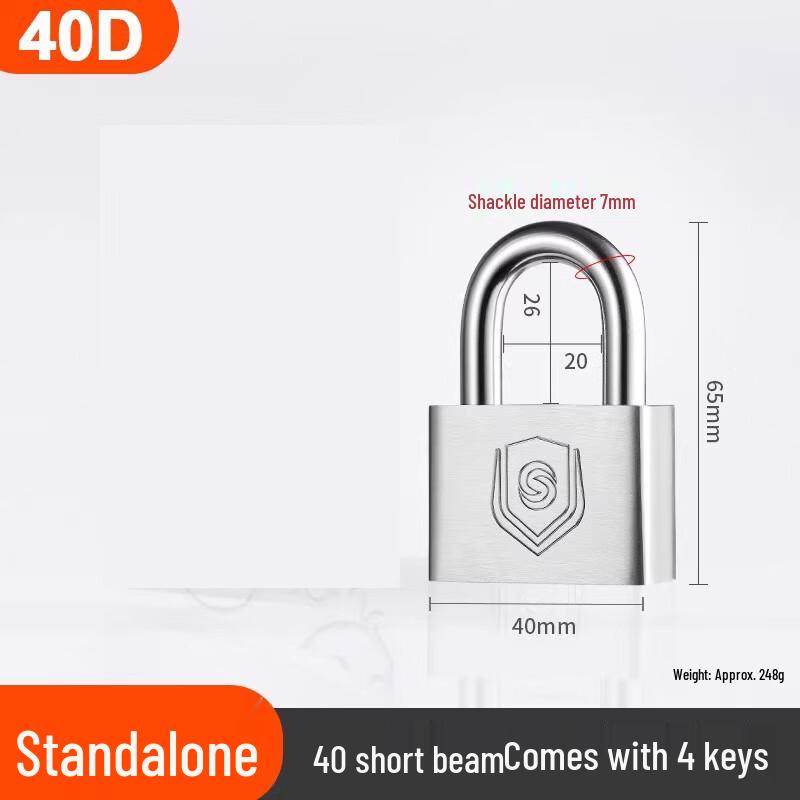 AVADEN Tamper-Evident 304 Stainless Steel Outdoor Padlock