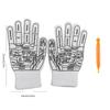 Acupunctures Gloves Reflexology Gloves Socks with Massage Tool Physiotherapys Tools for Household Hand Spa Tired Relieve