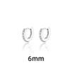 Full Circle Cubic Zirconia Ear Cuff: Neutral, Trendy, Simple Stacking Hoop Earrings