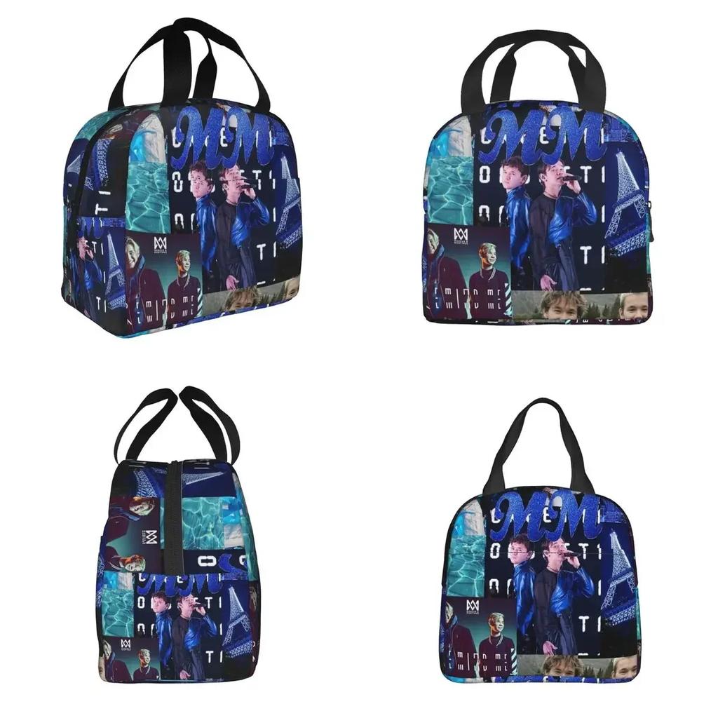 MM Marcus And Martinus Insulated Lunch Bag for Women Kids Portable Food Boxes Thermal Lunch Box Tote