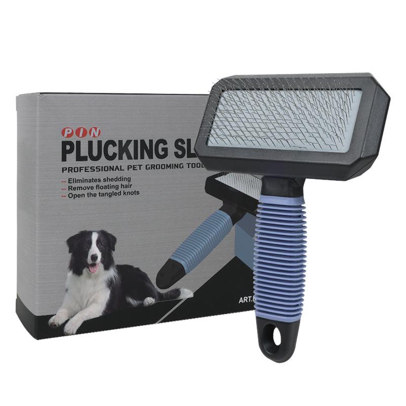 Pet Hair Removal Fluffy Comb - Air Cushion Pin Comb for Dogs & Cats