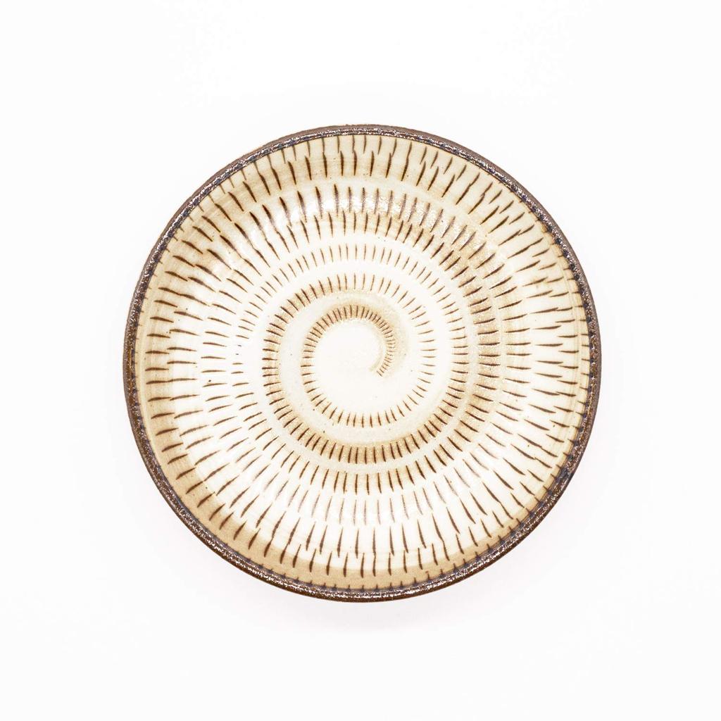 Mino Ware Small Plates, Diameter Approx. 13cm, Set of 5, Mino Folk Art, Made In Japan 507-17