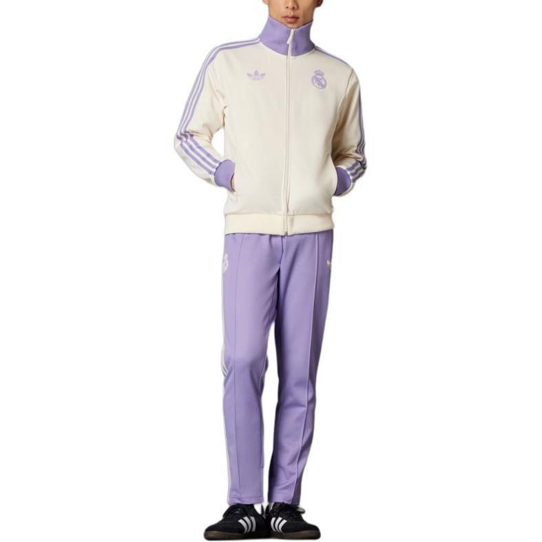 adidas Originals REAL MADRID Trainingsjacke Herren Wonder White/Magical Light Purple IY0058-