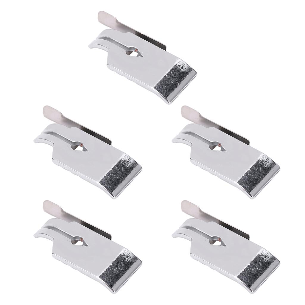 5 Pcs Quilting Presser Foot Stainless Steel Straight Stitch Process Strong Lightweight Sewing Machine Presser Foot