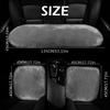 Winter Car Seat Cushion Automobile Long Plush Seat Cover Comfortable Fur Warm Seat Cushions for Cars Interior Accessories