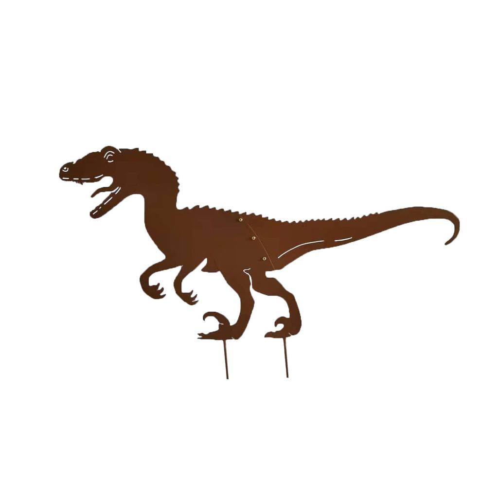 Dinosaur Decorative Art Silhouette Metal Animal Silhouette Art Courtyard Decorate