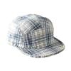 Retro Plaid Baseball Hats Breathable Sunshade Hats Fashionable Peaked Caps  Women