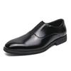 Pánské kožené boty business casual formální oxfordky pánské ploché boty