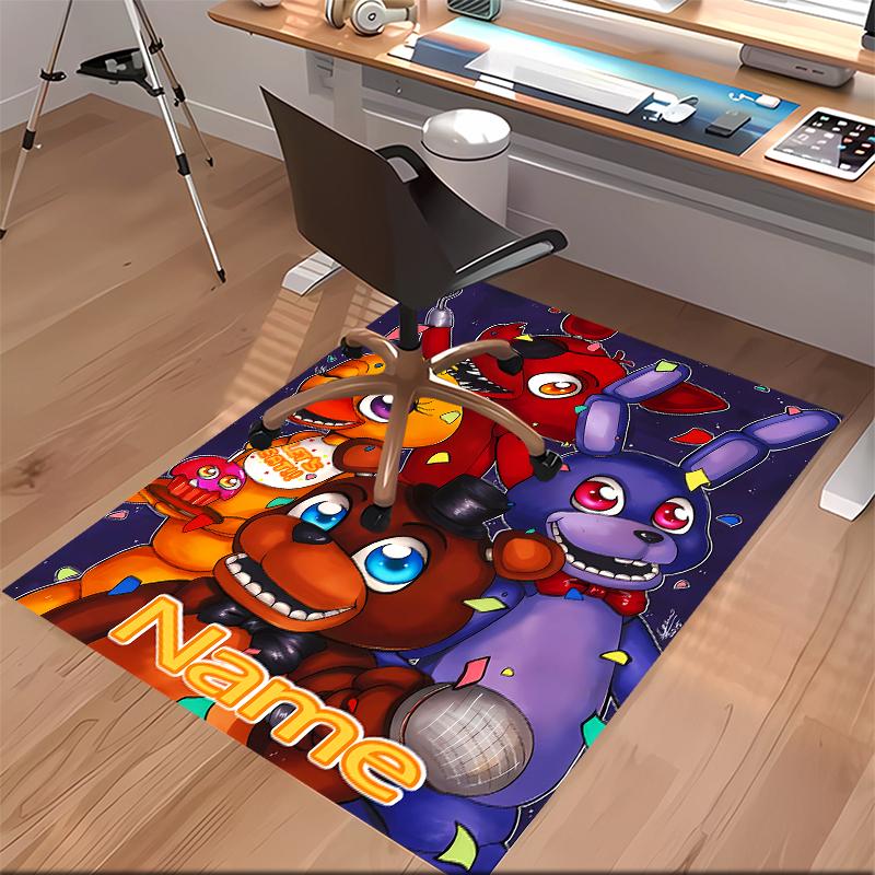 Custom personalization Five Nights at Freddy's Print Area Rug - Soft, Washable Non-Slip Indoor Mat,Living Room,Home&Office Decorative Rug