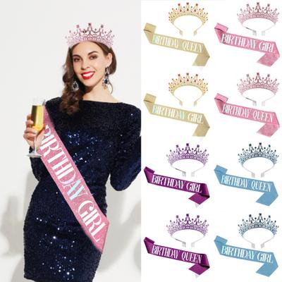 1 Juego de tocados de corona de colores vivos, impresionante efecto Visual, decoración de tocados de corona de plástico con banda de cumpleaños, regalo de cumpleaños
