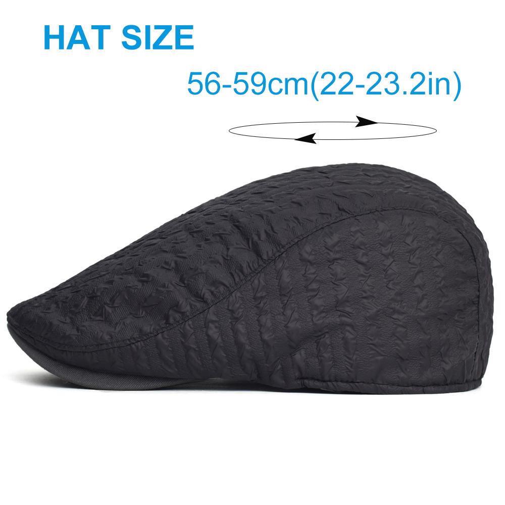 Thick Warm Newsboy Cap Winter Men Women Berets Light Vintage Casual Gatsby Flat Hat Peaked Cap Adjustable