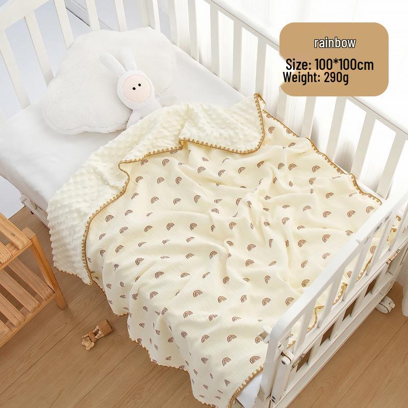 Four Seasons Newborn Baby Blanket - Gauze Quilt for Kindergarten