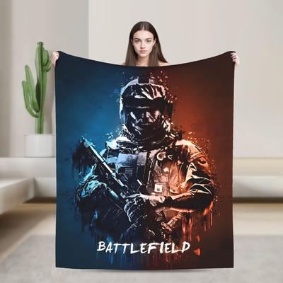 Neue Battlefield 6 Spiel Lustige Decke Qualität Super Warme Überwurfdecke Frühling Flugzeugreise Sofa Bett Flauschige Tagesdecke