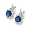 New Year'S Earrings Cute Little Rabbit Zircon Earrings Red Silver Needle Women'S Versatile Small Fragrant Small Earrings