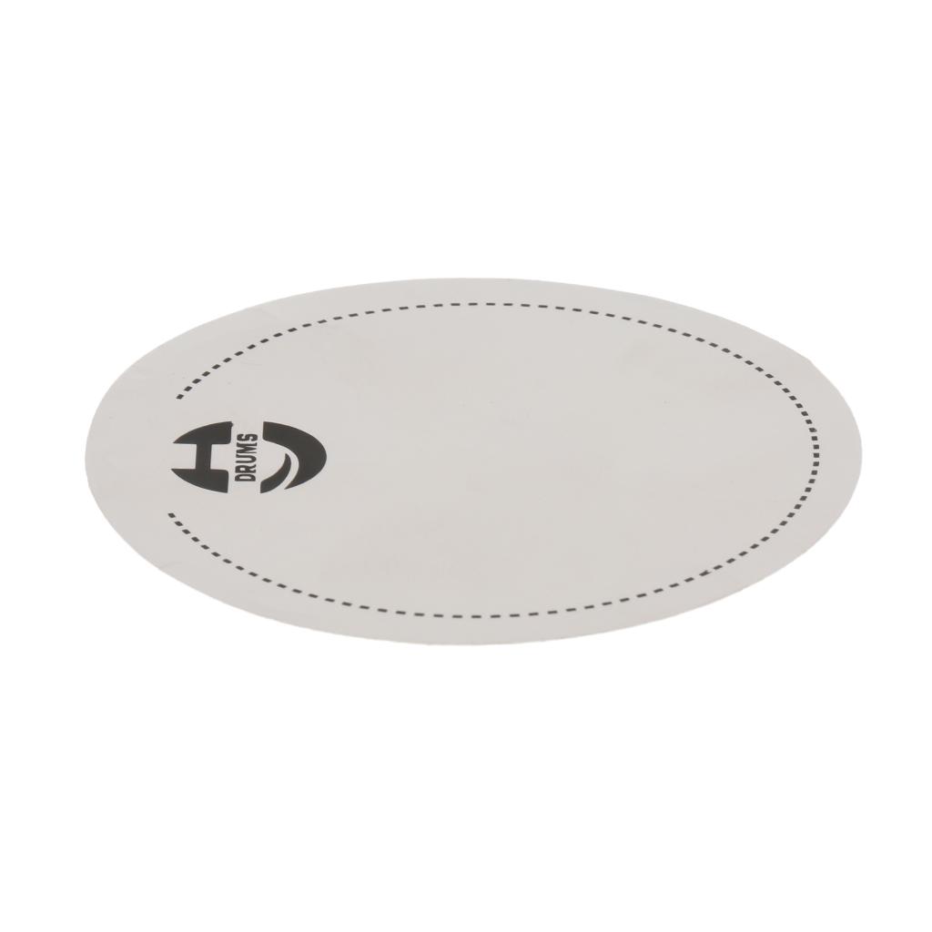 3 Drum Patch Drumhead For Percussion Instrument Parts, White