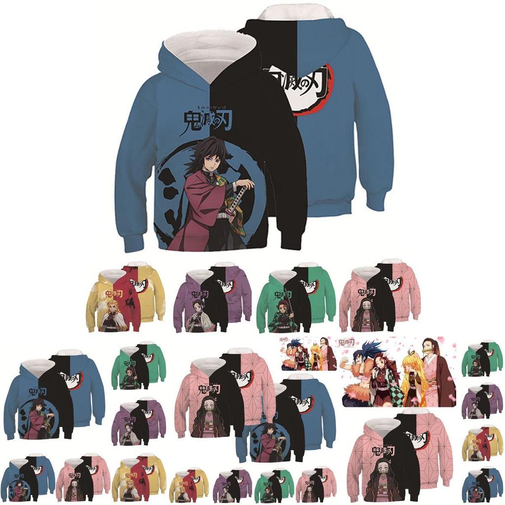 Anime Demon Slayer Kimetsu No Yaiba 3d Hoodie Men Women Pullover Hooded Top Soft Breathable Fabric