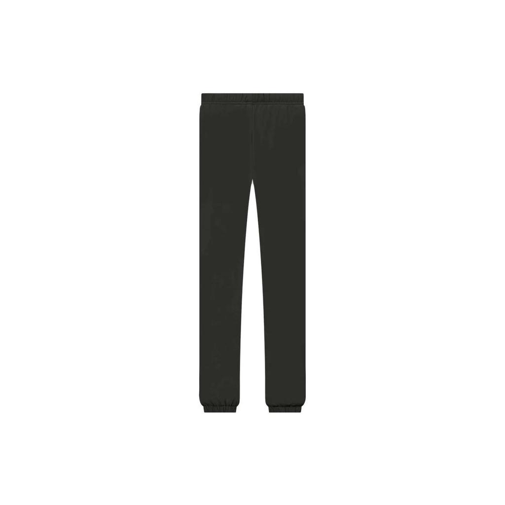 Fear of God Essentials SS23 Nylon Track Pant With Logo Print and Thickened Warm Knit Men Bottoms Faded-Black FOG-SS23-026