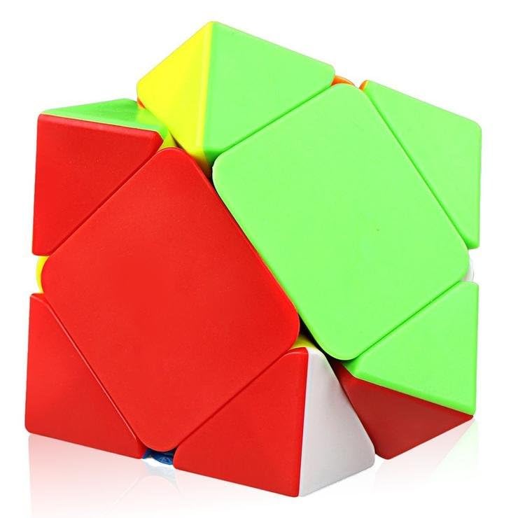 Kancharo Skewb Cube [Includes Pouch for Convenient Storage] (Sticker-Free, Skewb)