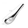 Zhishi 304 Stainless Steel Flat-Bottom Soup Spoons