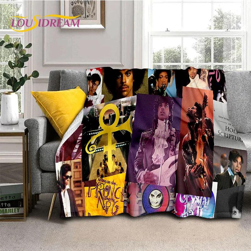 Artist Purple Rain Prince Rogers Nelson Soft Flannel Blanket,Throw Blanket Comfortable Blanket for Picnic Beds Sofa Home Bedroom