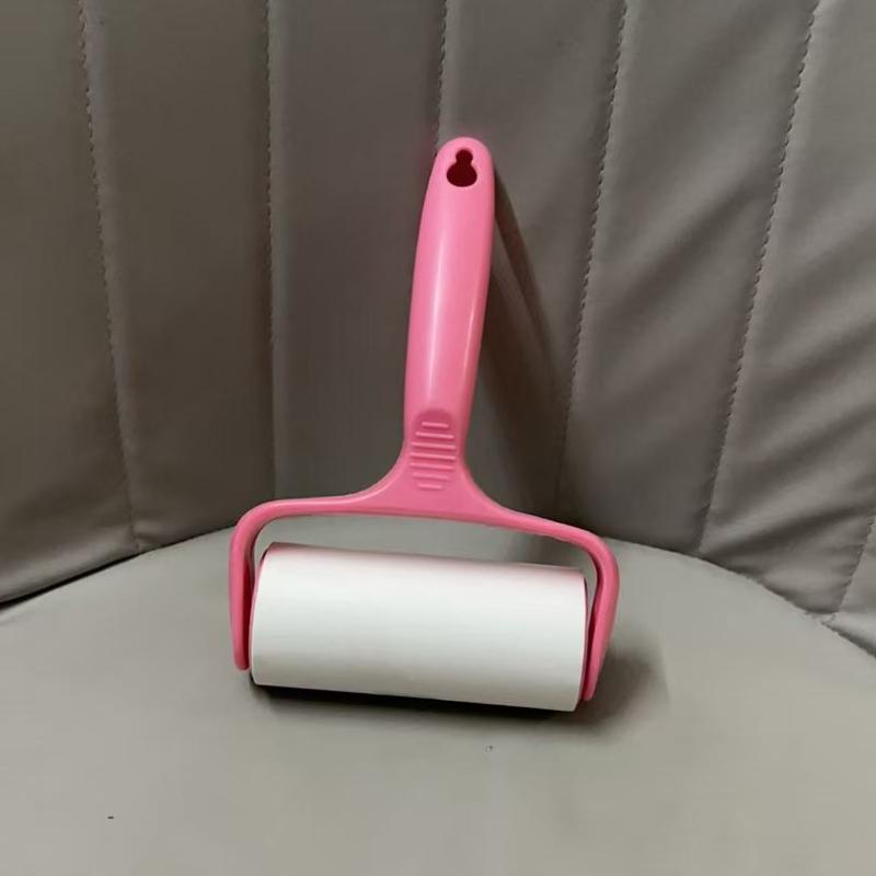 Replacement Paper Roller Dust Sticker Hand Tear Roll brush Clothes Hair Remover Durable Handle Pet hair Removal Roller Brush