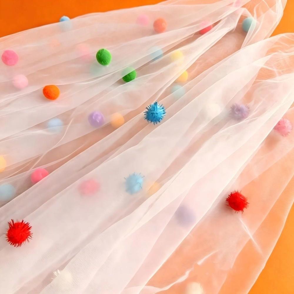 Romantic Tulle Table Runner Handmade Colorful Table Cover Wedding Desktop Decoration Wedding Decor