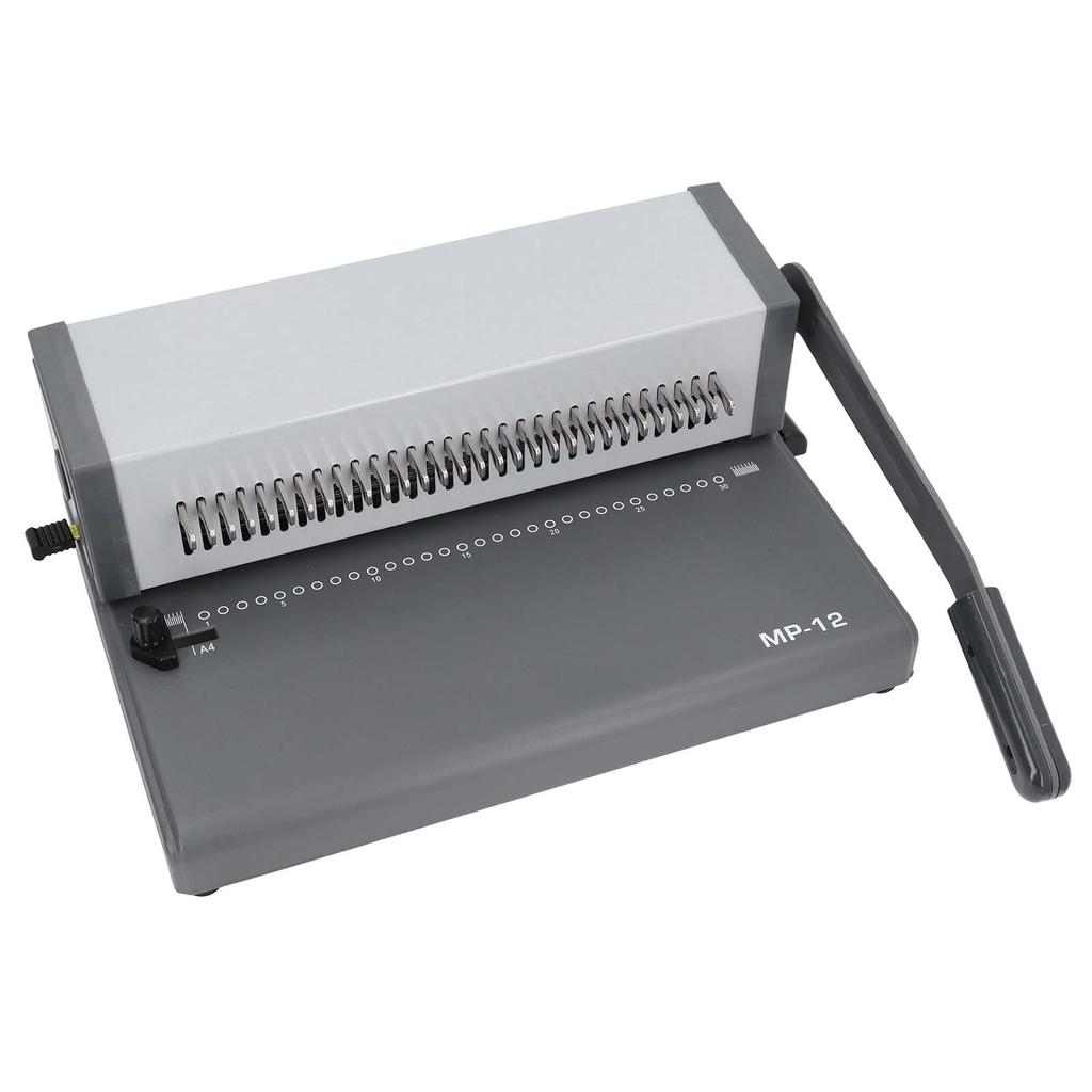 Máquina de Encadernação 30 Furos Diâmetro 0,5mm Margens 2,5mm 4,5mm 6,5mm Máquina de Encadernação Espiral para Lett