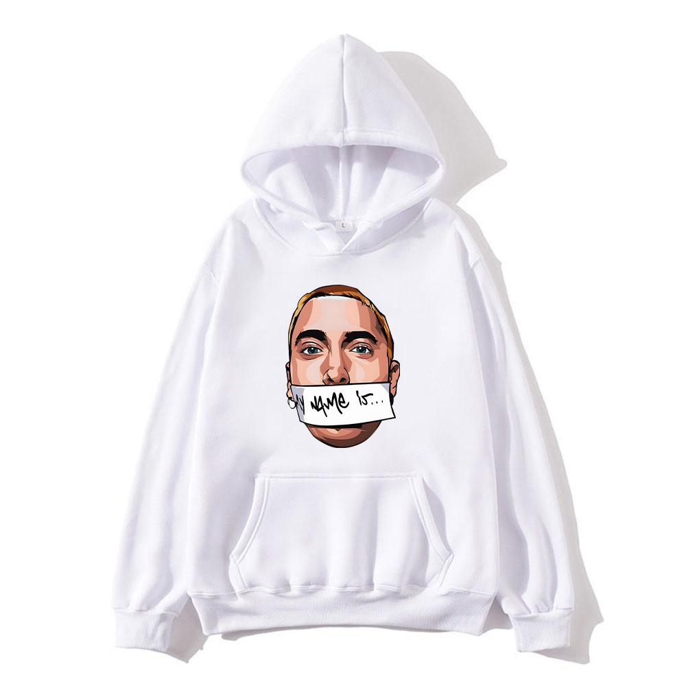 Eminem Hoodie Funko Pop RAPPER Langarm Sweatshirt für Fleece Grafikdruck Kleidung Ropa Hombre Kapuzenpullover