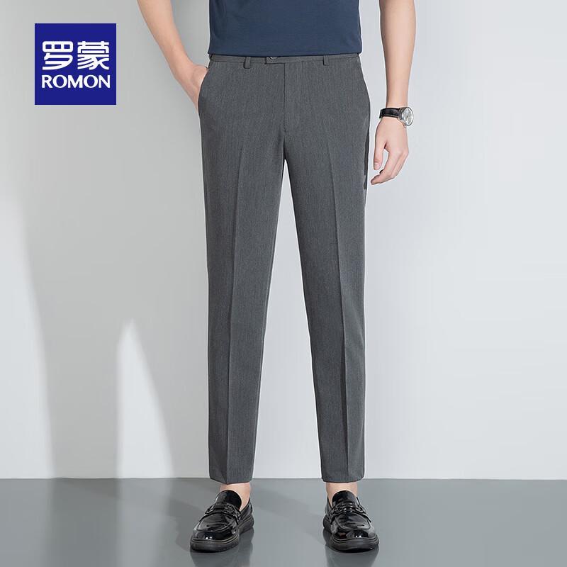 

Romon Men s Ruyi Waist Straight Trousers 38