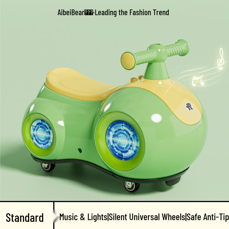 Celebritami schválené chodítko a balanční kolo pro miminka: Tiché, protipádové twist auto pro děti ve věku 1-3 roky