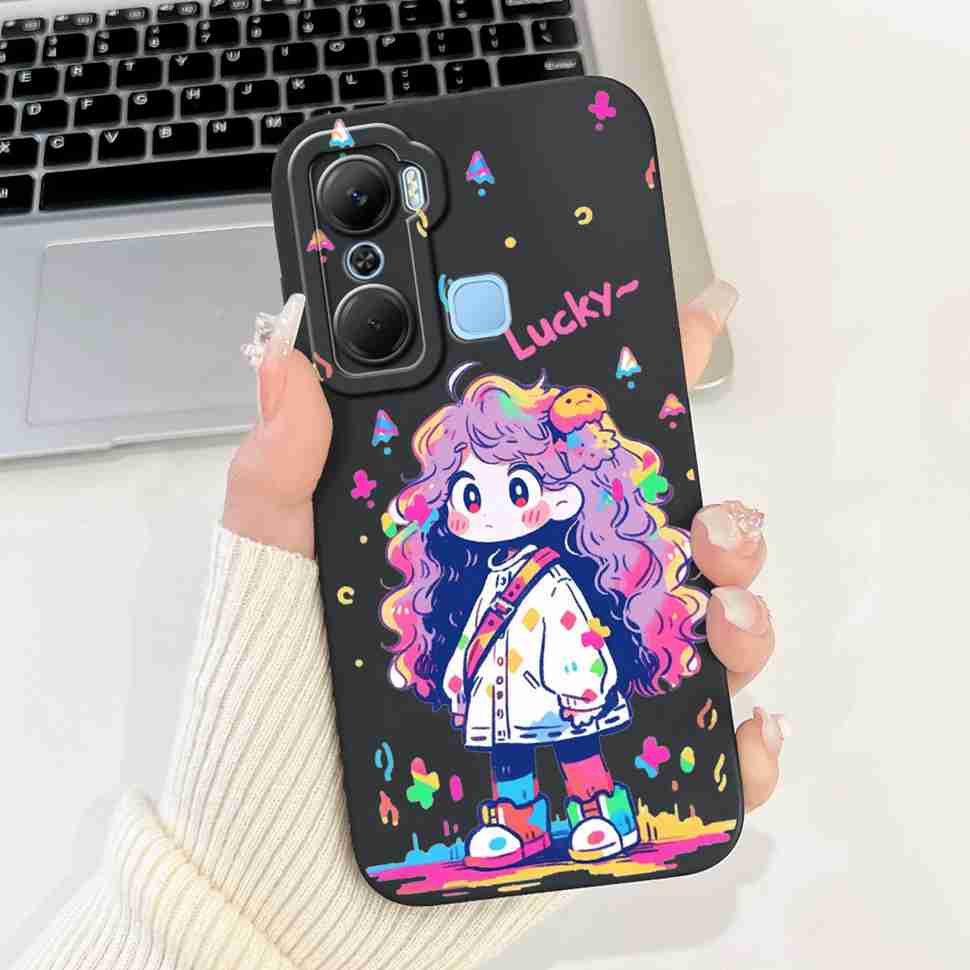 Hülle Für Infinix Hot 12 Pro X668C Schutzhülle Weich Schlank Niedliches Cartoon-Muster Abdeckung Für Infinix Hot 12 Hot12 Pro Handyhüllen Abdeckung