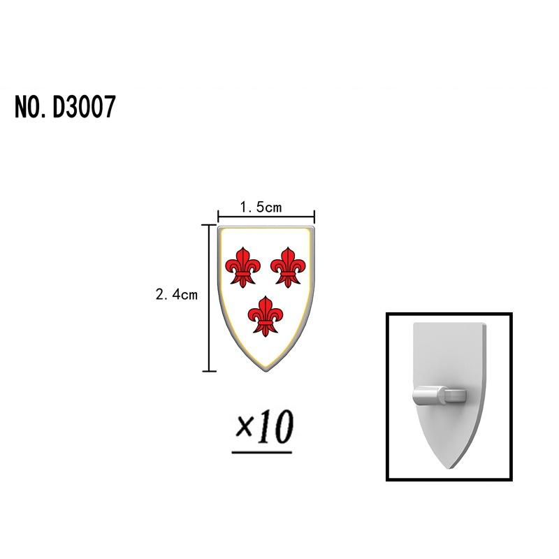 Military Building Blocks Medieval Solider Knights Equipments Mount War-Horse Wolf Flag Vests Shields Fiery Dragon Mini Brick Toy