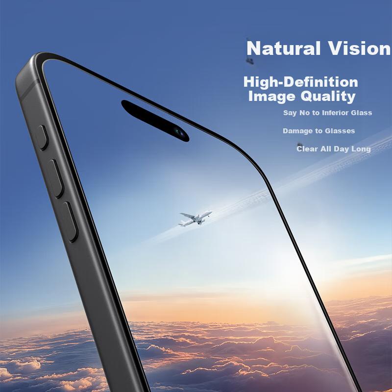 Belkin Apple iPhone 17 Pro Tempered Glass Screen Protector AR Anti-Glare Premium Edition
