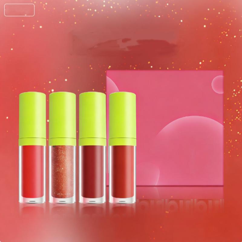 

Clear Lip Oil Set – Glassy Shine, Non-Sticky & Comfortable Wear, Hydrating Feel for Dry Lips, 4-Piece Glossy Lip Care Kit 4.8ml*4（g/ml